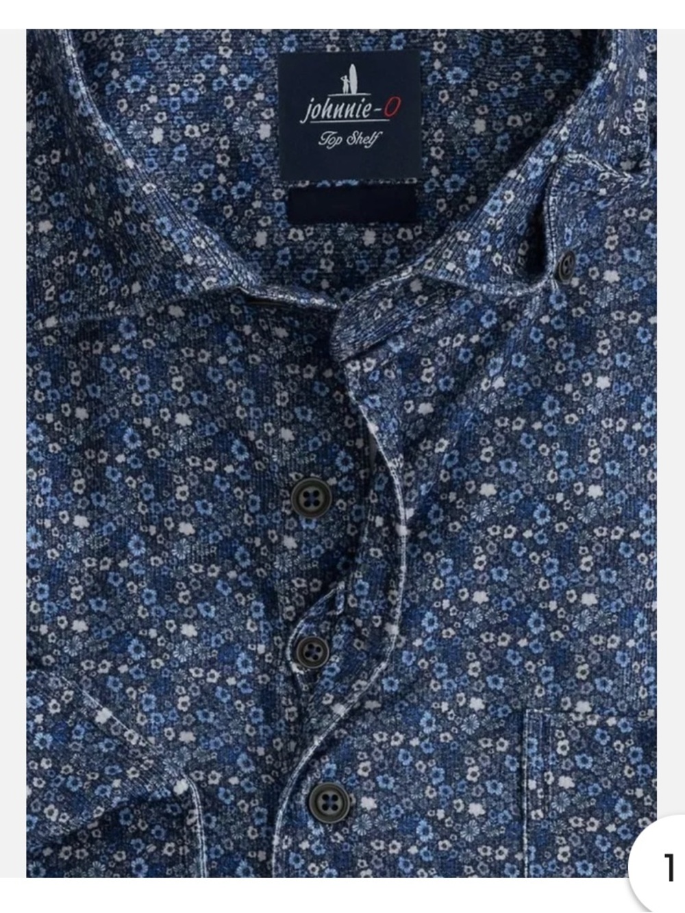 MENS JOHNNY-O CORDUROY button down